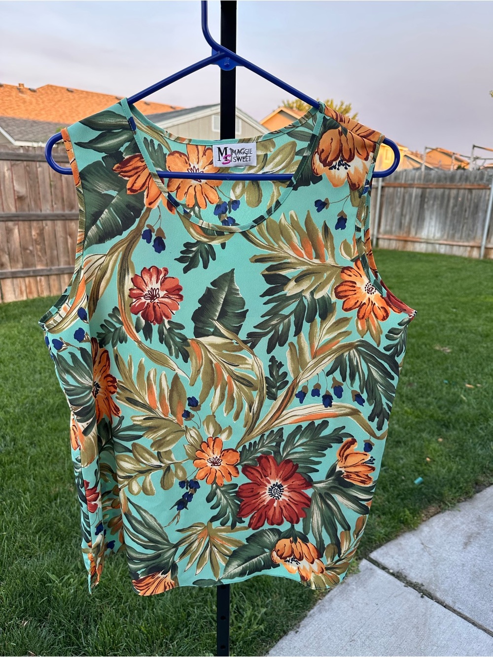 Maggie sweet large silk top